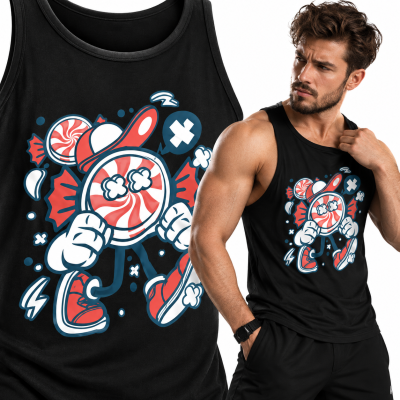 TANK TOP ANIMOWANY CANDY KID
